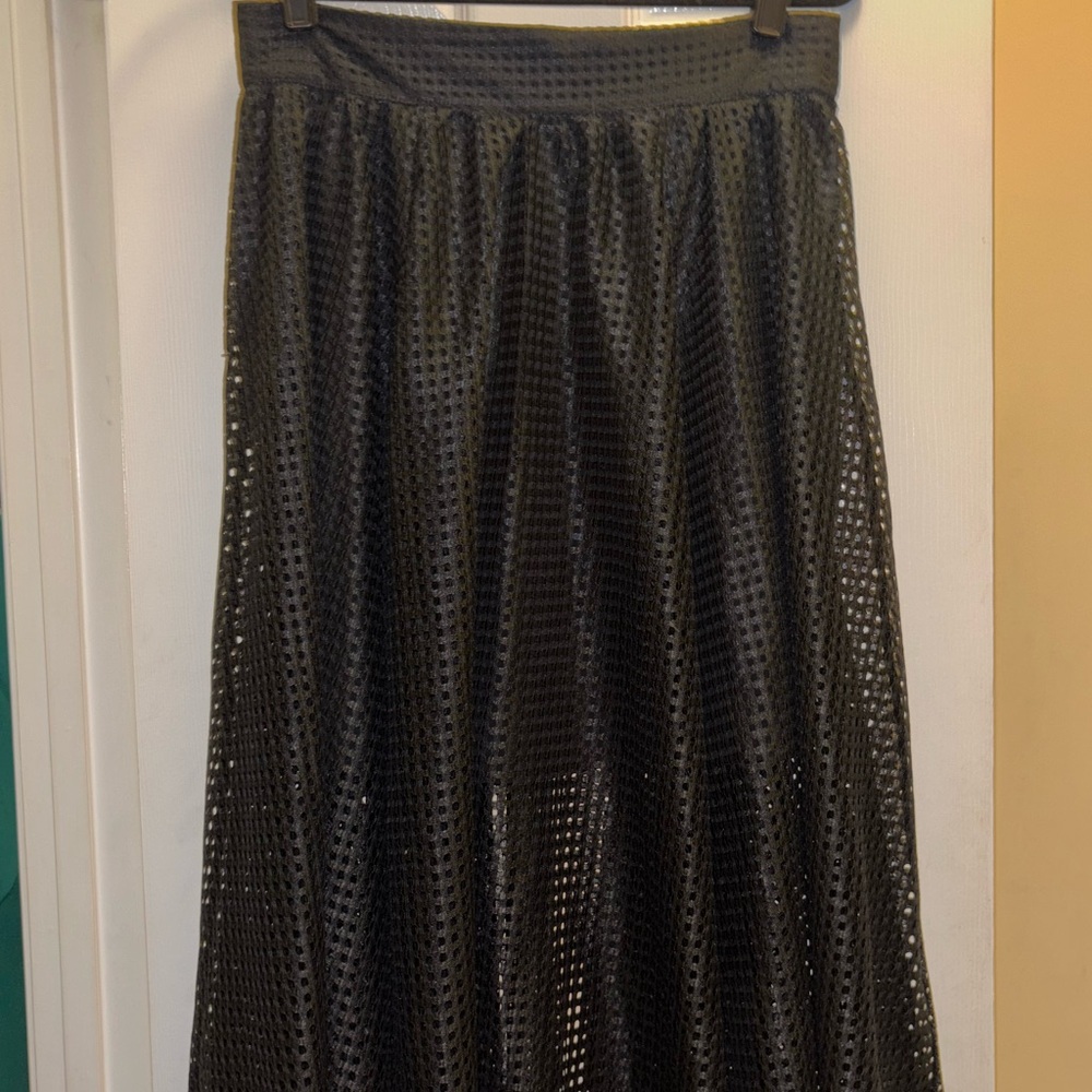 New York & Company Black Mesh “Being Mary Jane” Skirt
